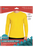 JD Party adult Medium yellow long sleeve costume top with crew neckline