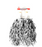 Pair of metallic pom poms for a cheerleader costume