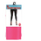 Packaged fluro pink footless costume tights