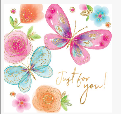 Just For You Birthday Card
