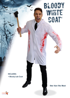 Bloody White Lab Coat