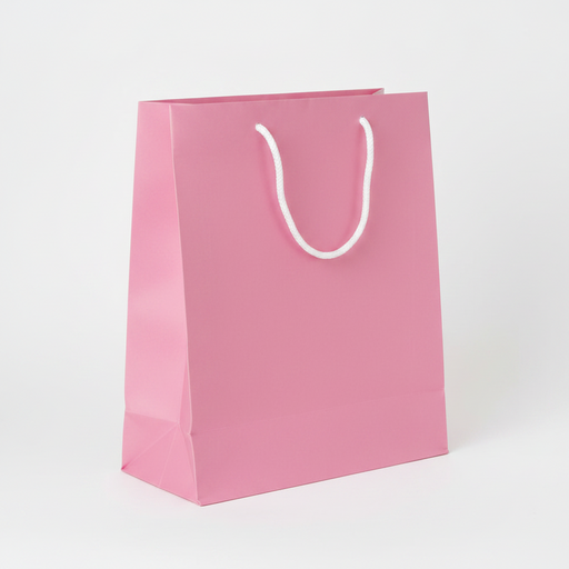 Large Pink Kraft Gift Bag