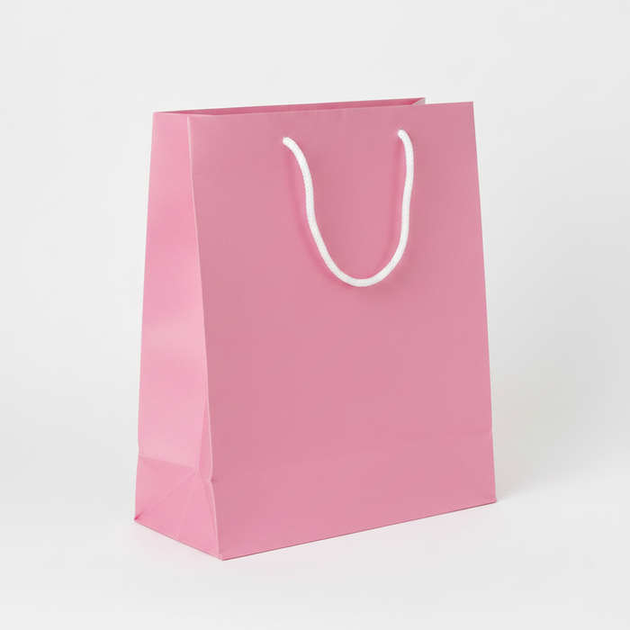 Large Pink Kraft Gift Bag