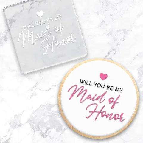 Will You Be My Maid Of Honor Debosser