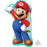 Mario Supershape Foil Balloon 55cm x 83cm