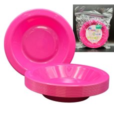 Plastic Bowl 25 Pack - Magenta