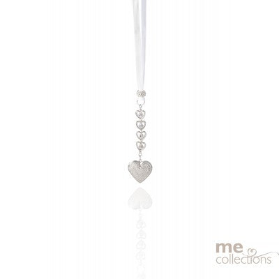 Silver Locket With Chain Of Hearts