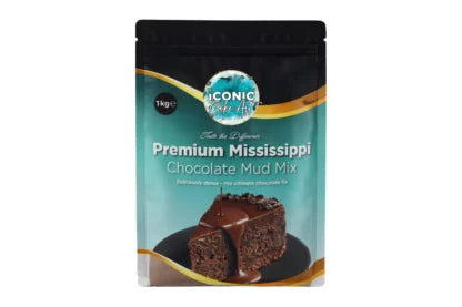 1kg Premium Mississippi Chocolate Mud Mix Iconic Cake Art