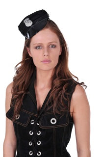 Mini Police Cap Black