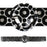 Belt Silver & Black Circles
