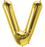 34'' Gold Foil Letter V