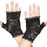 Fingerless Lace Gloves Black