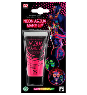 Neon Pink Aqua Makeup Tube - 30ml