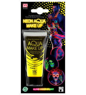 Neon Yellow Aqua Makeup Tube - 30ml