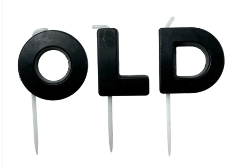 OLD Candle - Black