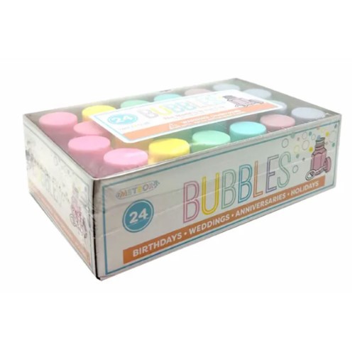 Pastel Bubbles 24pk Assorted Colours