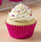 Large Hot Pink Foil Baking Cups 50 Pack