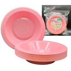 Plastic Bowl 20 Pack - Light Pink