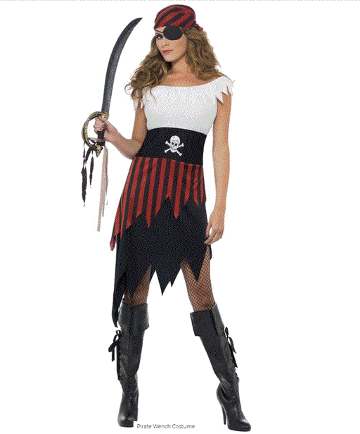 Pirate Wench Adult Costume Large