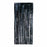 Black Foil Fringe Curtain 200 x 100cm