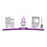 Cake Craft Purple Fondant 1kg
