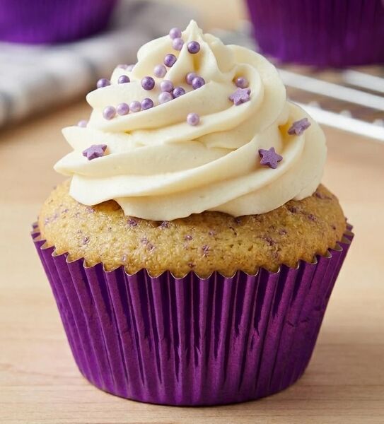 Large Purple Foil Baking Cups 50 Pack