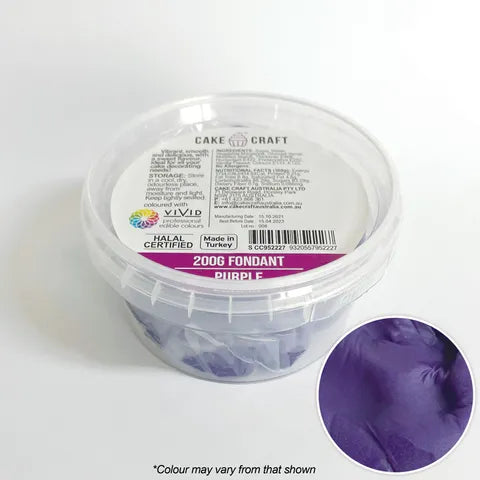 Cake Craft Purple Fondant 200g