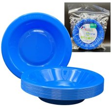 Plastic Bowl 20 Pack - Royal Blue