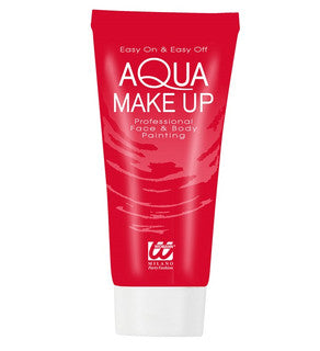 Red Aqua Makeup Tube - 30ml
