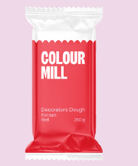 Colour Mill Decorators Dough ( Fondant ) 250g Red