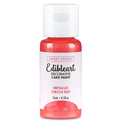 Metallic Circus Red Edibleart Paint 15ml