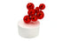 12 Pieces Red Disco Ball Topper Set Iconic Cake Art