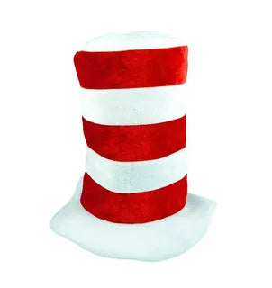 Striped Red and White Hat