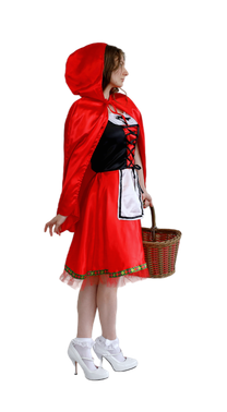 Red Riding Hood Adult Dress And Cape 10-12