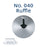 No. 40 Ruffle Piping Tip