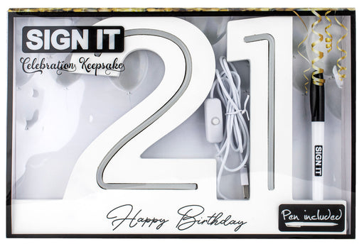 21st LED Neon Signature Block