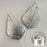 Metallic Silver Deco Fan Topper 2 Piece Set