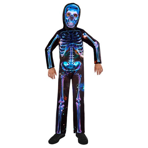 Neon Skeleton Boy Costume - 4-6 Years
