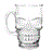 Skull Beer Mug - DOES NOT LIGHT UP