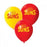 Gold Coast Suns 30cm Latex Balloon Uninflated Each