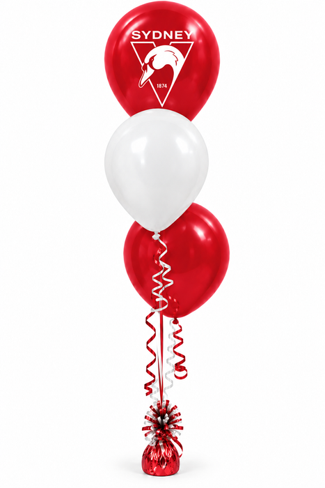 Sydney Swans 3 Balloon Tablecentre