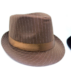 Trilby Hat Brown With Brown Band