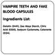 Vampire Teeth With 4 Blood Capsules