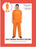 Adult Orange Jumpsuit Costume - Large/Extra Large