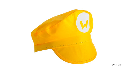Adults Yellow Hat With W Print