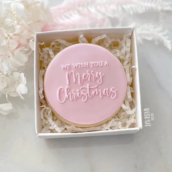 We Wish You A Merry Christmas Embosser Little Biskut