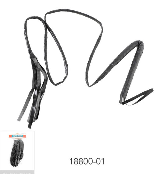 Rope Whip (Thick) Black