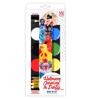 Halloween, Carnival And Party Makeup Set - 6 Colour Palette 30g