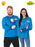 Blue Wiggle Top- Adult Costume X Large
