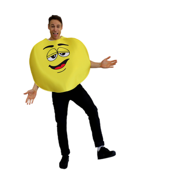 Yellow Adult Chocolate Coloured Costume - One Size